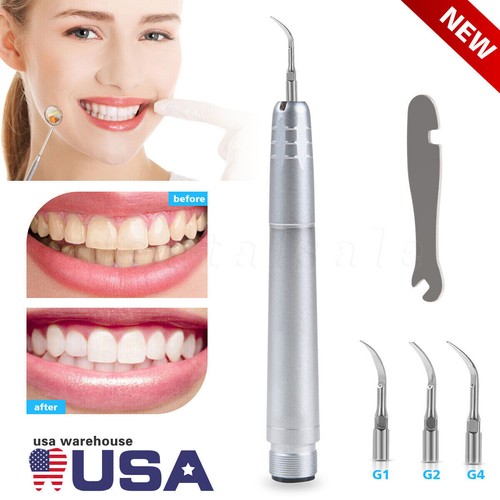 dental ultrasónico aire scaler pieza de mano higienista 2 agujero punta G1 G2 G4 - Picture 2 of 20
