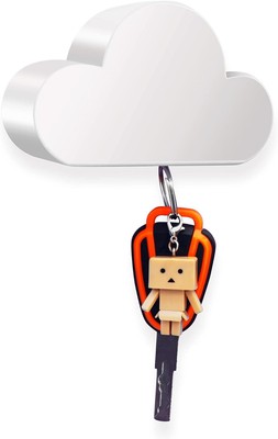 Cloud Magnetic Key Holder for Wall,Multiple Keys and Keychain,Home Decorations,
