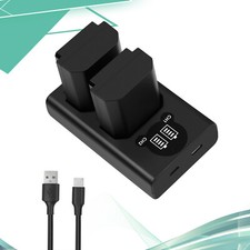 2X2600mAh Battery NP-FZ100+Charger For Sony A7R V, A7 III, A7 ?, A7R III, A7R IV