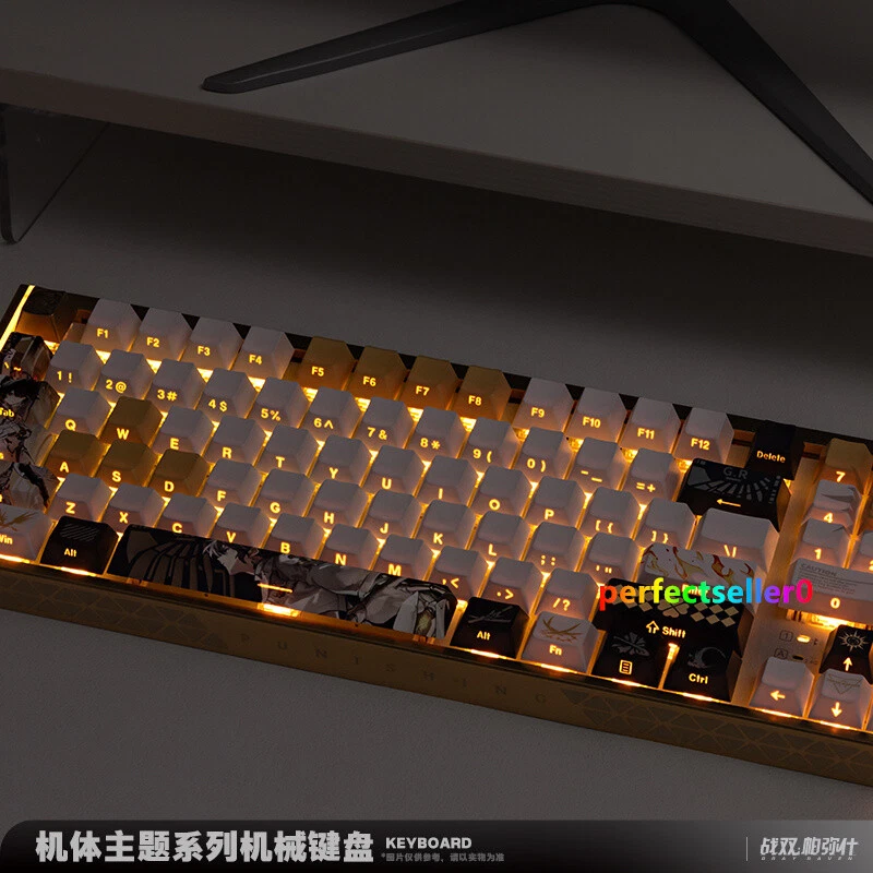 GRAY RAVEN:PUNISHING Lucia Mechanical Keyboard RGB Metal Frame 89 Keys Xmas Gift - Image 4 of 4