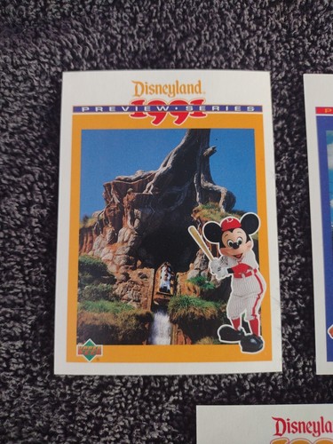 1991 Disneyland Upper Deck Complete 5 Card Promo Preview Set - Mint Condition - Bild 2 von 7