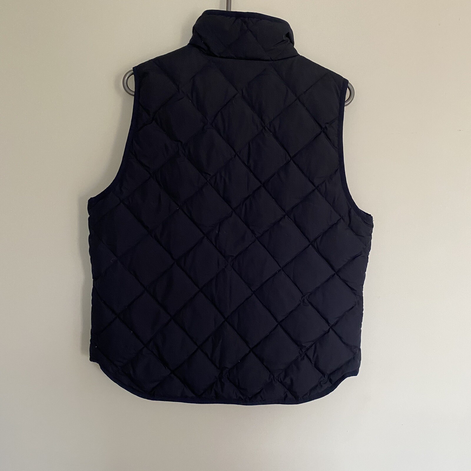 J Crew Womens Quilted Down Vest Large eBay