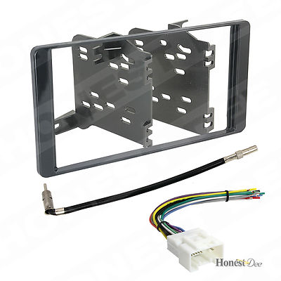 95-7015CHG Car Stereo Double Din Radio Install Dash Kit & Wires for Outlander