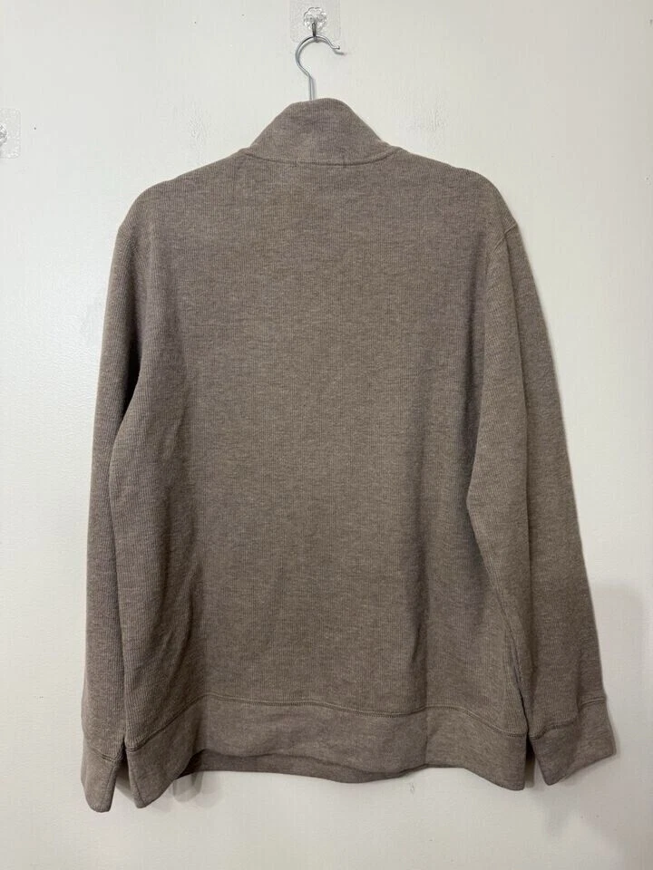 Pullover Banana Republic para hombre con cremallera de cuarto de gofre Foto 4 de 4