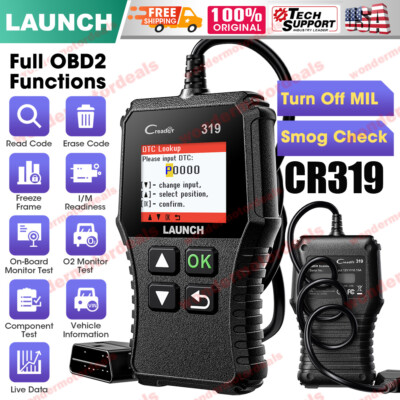 Automotive OBD Code Reader OBD2 Scanner Check Engine CR319 Fault Diagnostic Tool