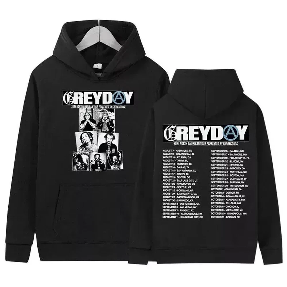 Suicideboys Grey Day 2024 Tour Print Hoodie Men