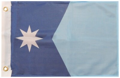 #ad 12x18 Minnesota State North Star 12quot;x18quot; Woven Poly Nylon Boat Flag Grommets $12.88