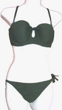 2 Piece Bikini Swimwear from Shade Shore, Size 34B / Small - Forest Green
