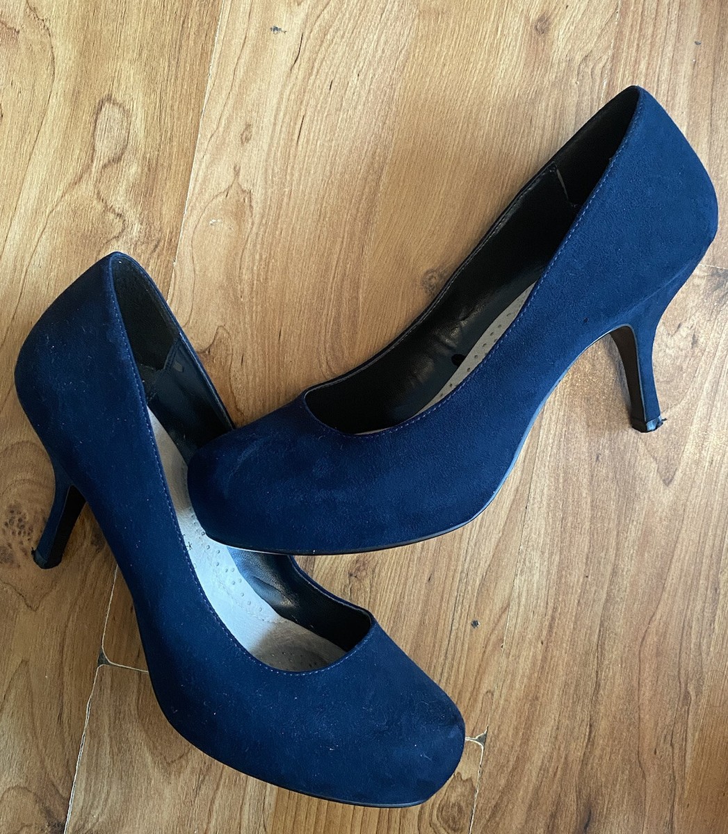 Wide Fit Debenhams Navy Court Shoes Buy Lipsy Navy Blue Wide FIt