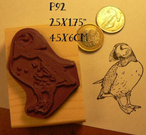 P92 Papageientaucher Vogel Gummistempel - Bild 2 von 2