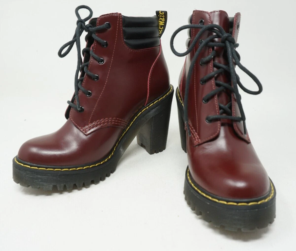 Dr. Martens Red High (3-3.9 in) Heel Height Boots for Women for