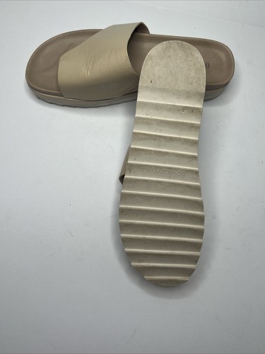 Donald Pliner Women Thongs Slide Sandals 9 Off White - Picture 10 of 11