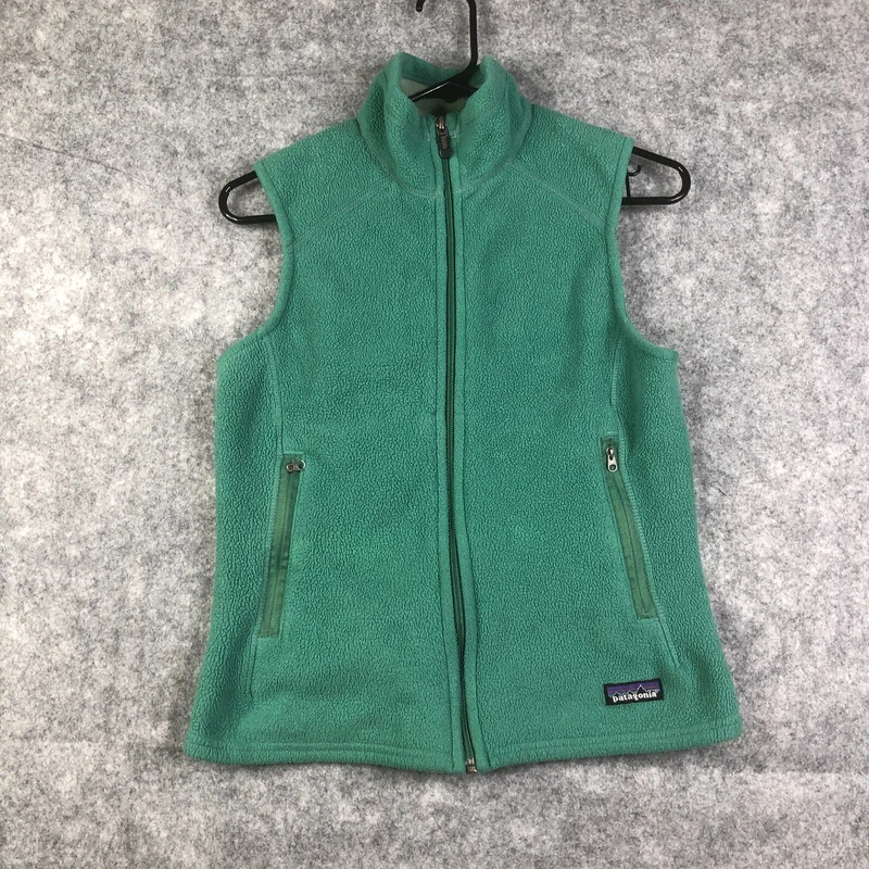 patagonia vintage synchilla box logo sleeveless vest 