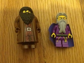 LEGO Harry Potter Set 4707 Hagrid's Hut Minifigs Dumbledore Manual ~ Read