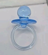 Plastic Baby Pacifier Favors Large Size 2 1/2 " 35 pieces Blue