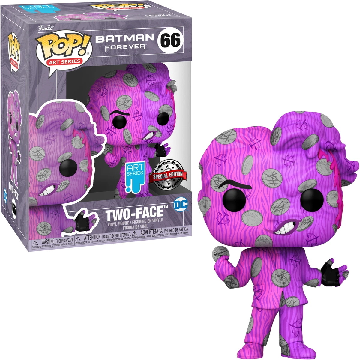 Batman Forever Two Face 66 Art Series Special Edition Funko Pop Vinyl Fig