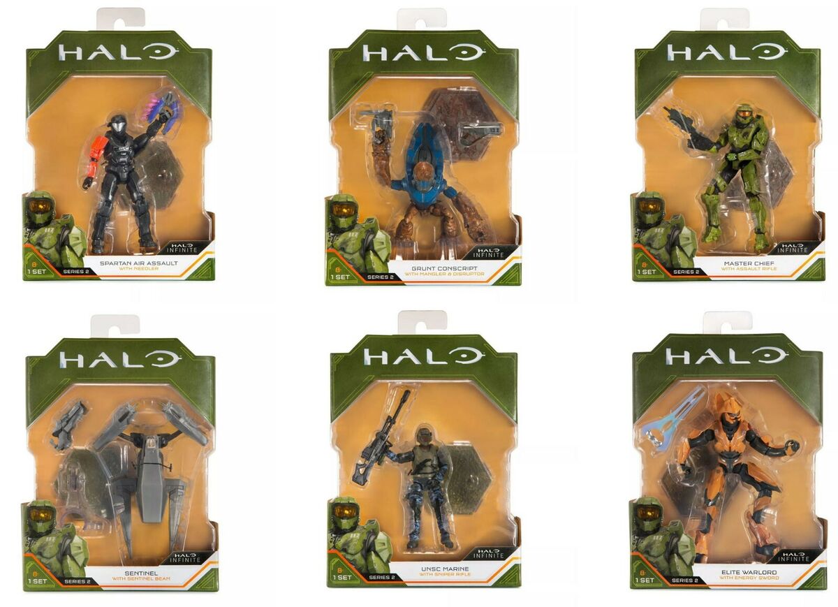 Halo Infinite World of Halo Jazwares 3.75 Series 2 Lot of 6 Figures New WCT