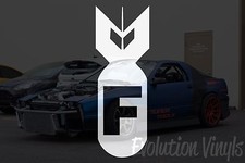 F Bomb Sticker Decal V1 - Jdm Lowered Stance Low Drift Slammed Turbo Boost Nos