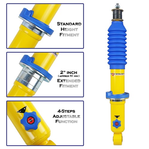 Profender 4 Step Adjustable STD 1" 2" Lift Shock Absorber For Isuzu D-Max 21-up - Picture 7 of 7