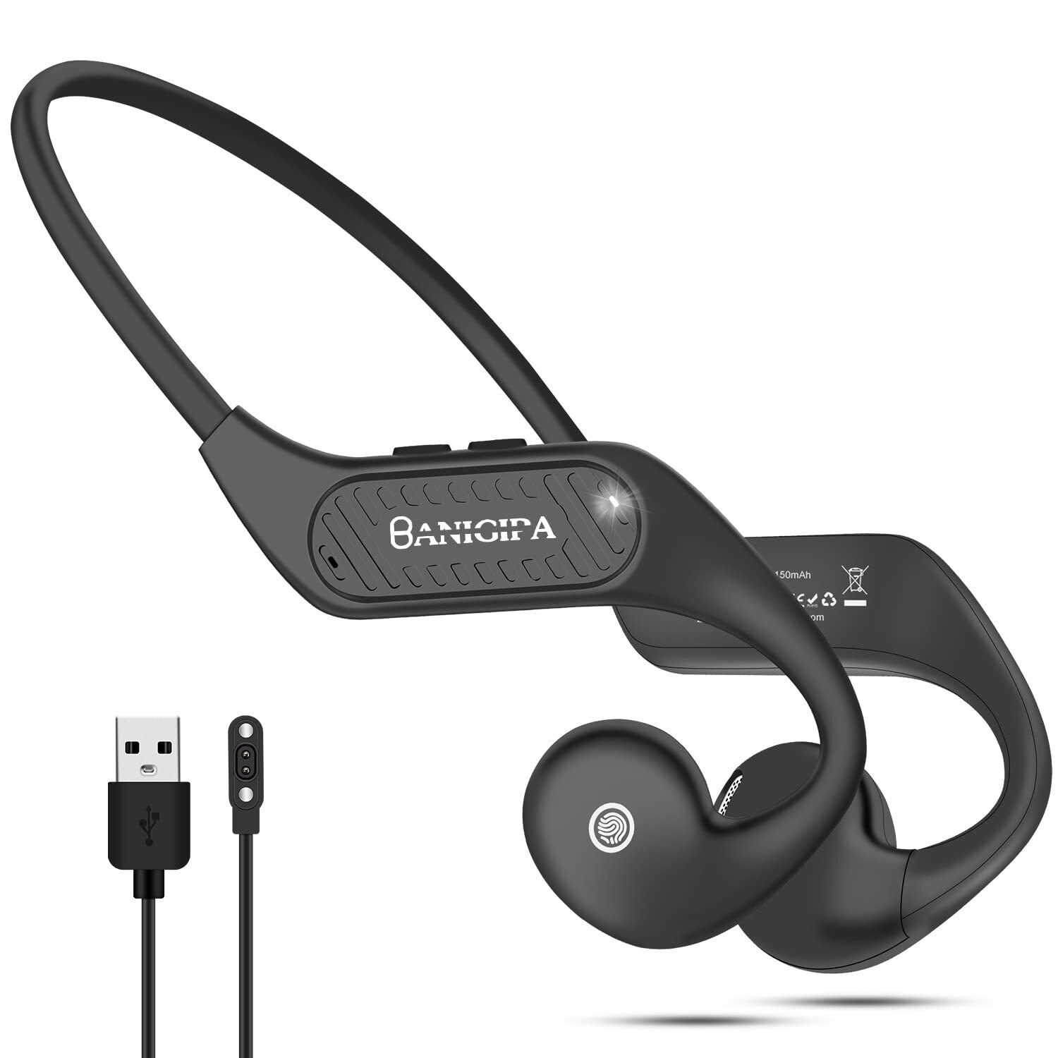 Open Ear Headphones Wireless Bluetooth, Upgraded 5.3 Bluetooth Headphones wit...-image