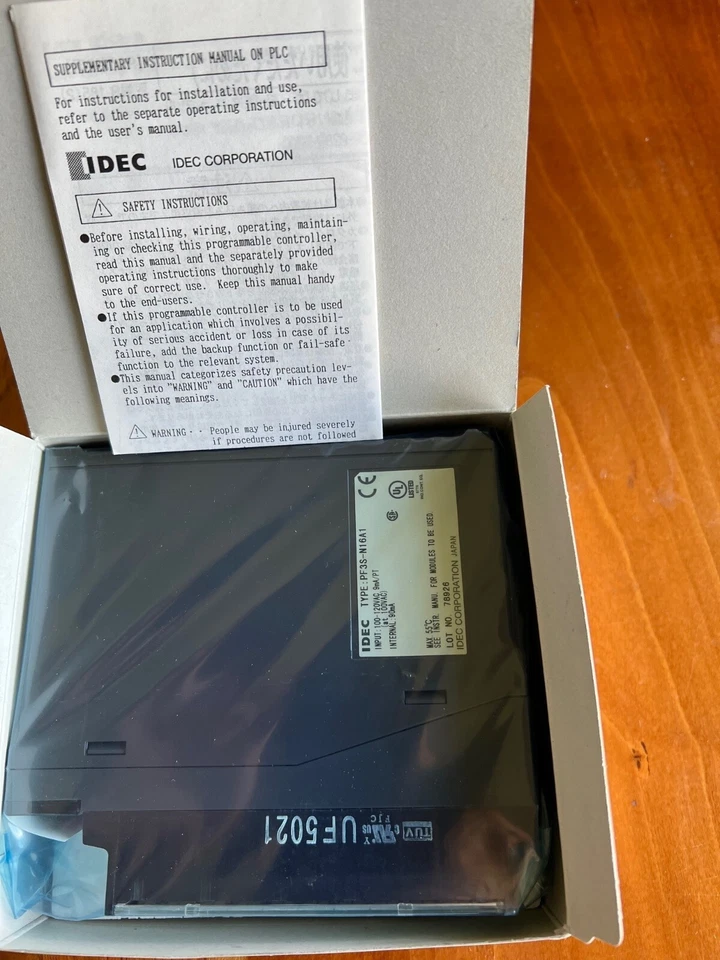 IDEC FA-3S Series PF3SN16A1 16PT AC Input Module PLC NIB - Image 3 of 4