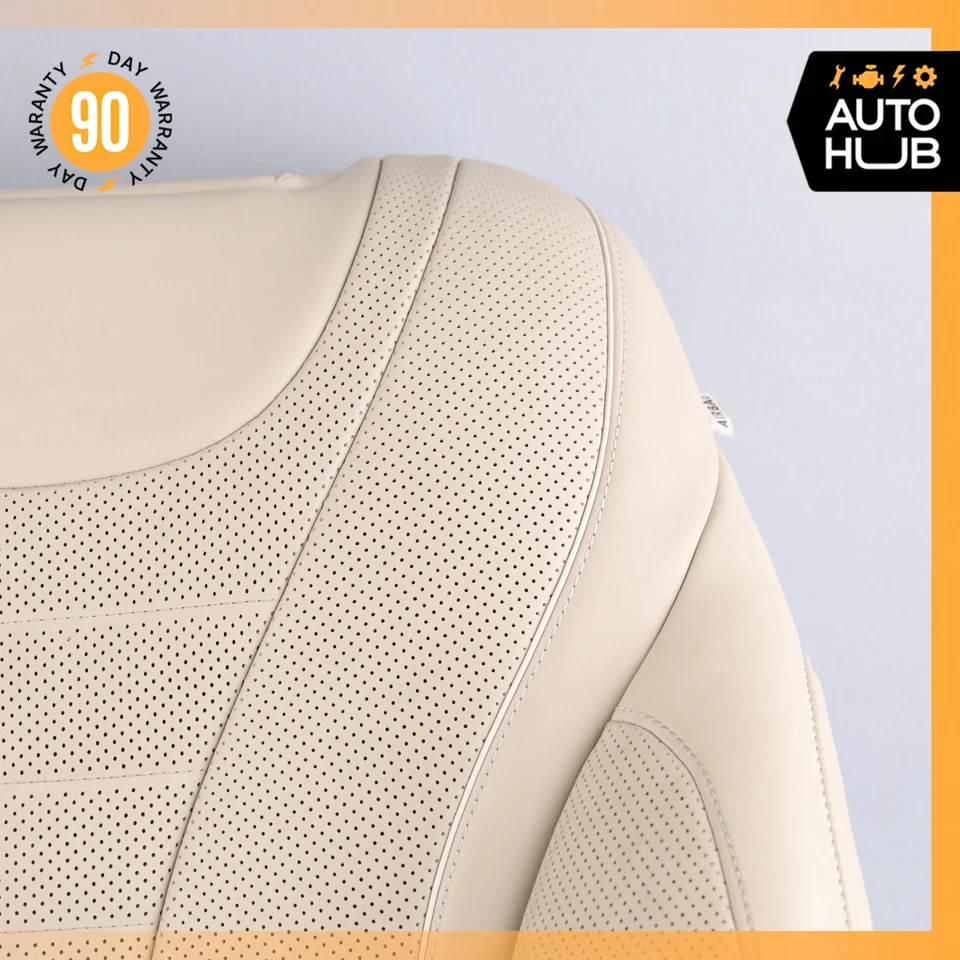 14-17 梅赛德斯 W222 S550 左前座上靠背靠垫 Nappa 原始设备制造商 — 第 3/4 张图片