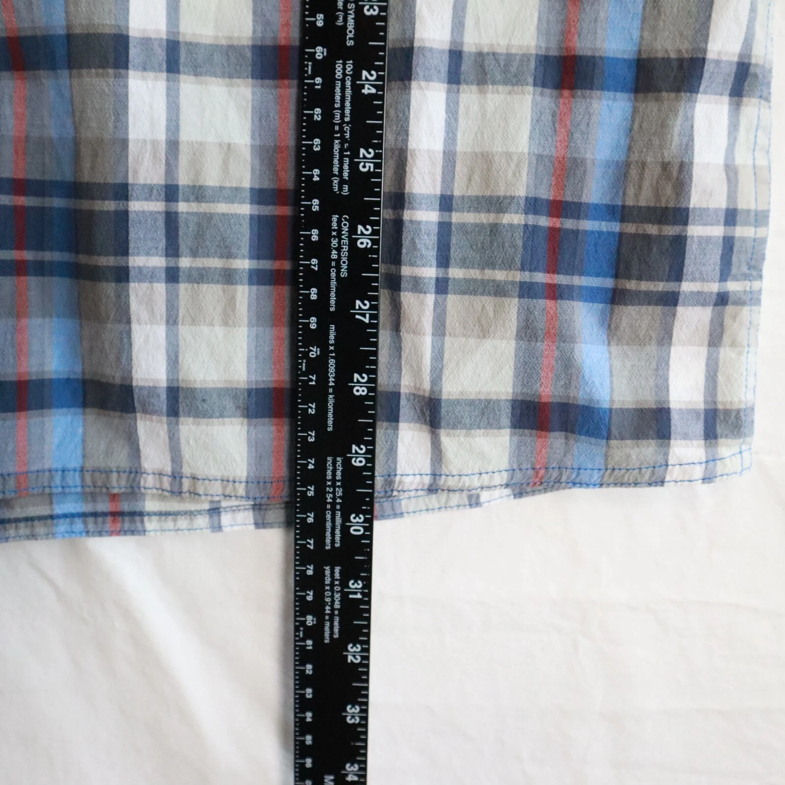 outdoor-research hiking camp utility pocket casual button up plaid shirt
