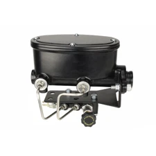 CJ Classics Oval Master Cylinder Black 1" Bore With Proportioning Valve Kit M...