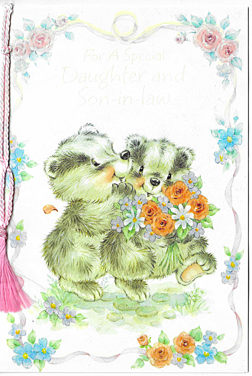Special Daughter And Son In Law Happy Anniversary Card