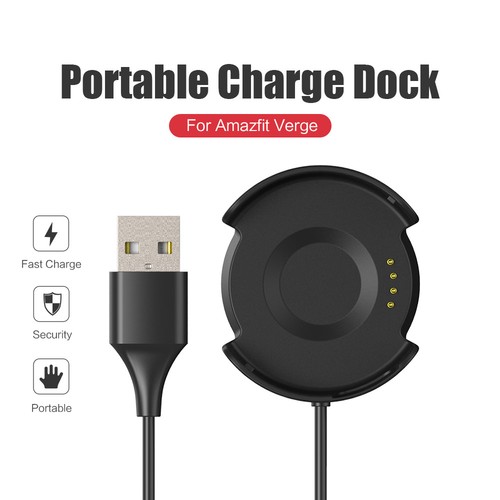 For Huami Amazfit Verge Smart Watch Replacement USB Chargers Charging Dock Cable - Picture 1 of 12