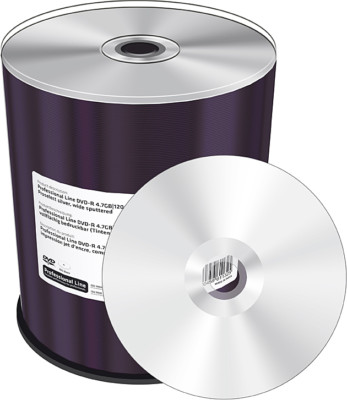 200 MediaRange Professional DVD-R 4,7Gb 16x SILVER Inkjet Bedruckbar printable
