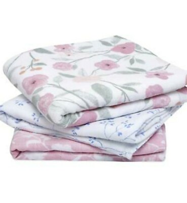 aden + anais CLASSIC MUSY 3 PACK MA FLEUR Unisex 0m+ Baby Weaning Bib BN