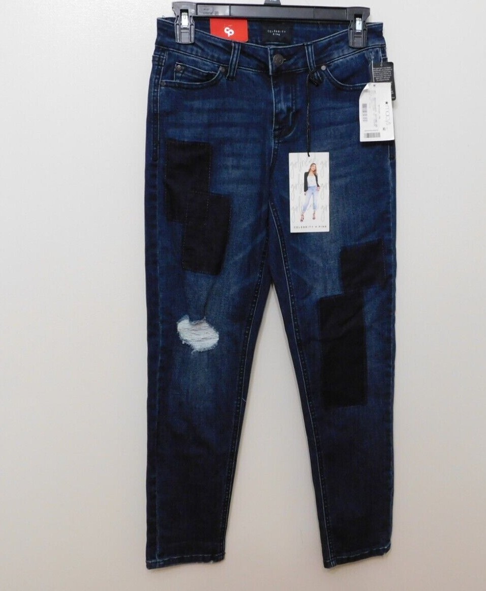 JR489 Celebrity Pink Pocket Super Soft Girlfriend Skinny Jeans Size 26