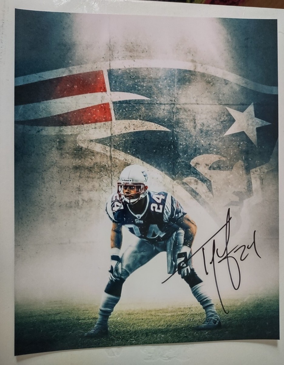 TY LAW NEW ENGLAND PATRIOT SUPER BOWL CHAMP NFL HOF CUSTOM ART