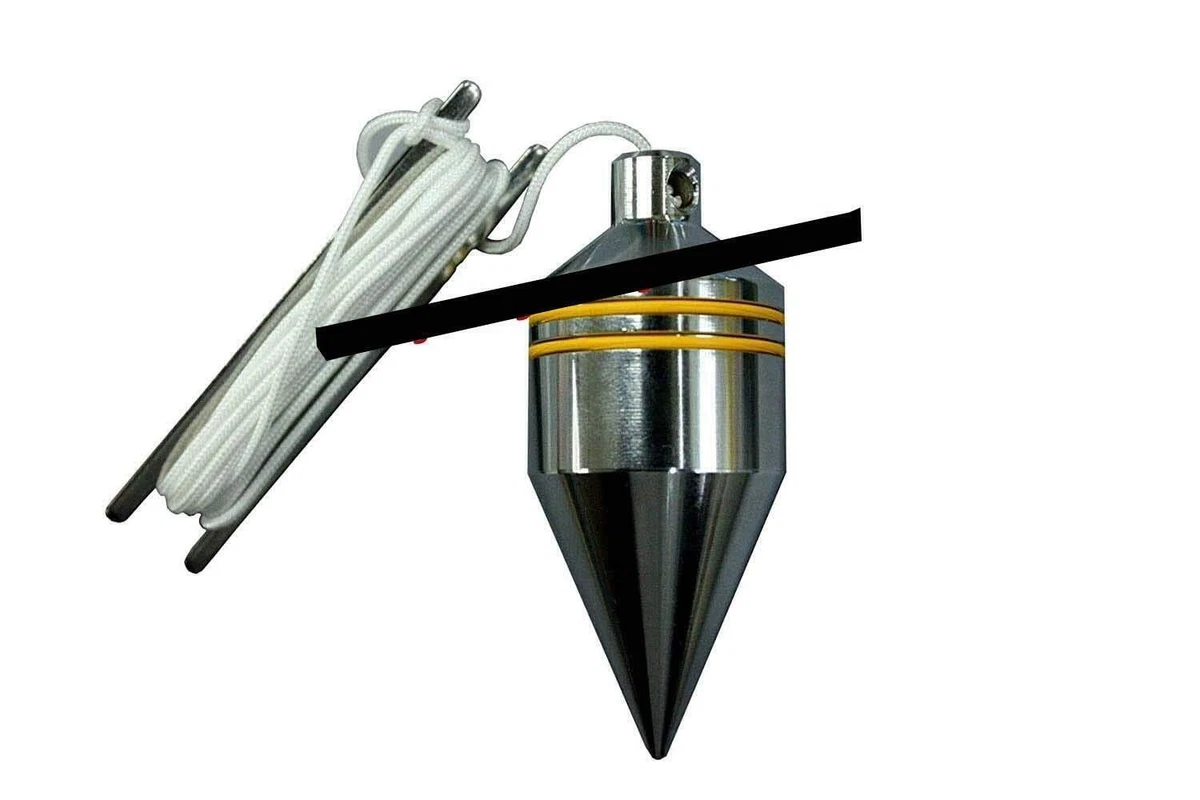 Plumb Bob Long Measuring Tools Solid Mild Steel Point 90X30 mm
