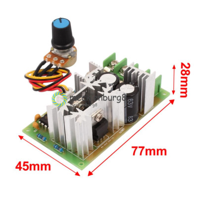 Universal DC10-60V 20A PWM HHO RC Motor Speed Controller Regler Module Switch