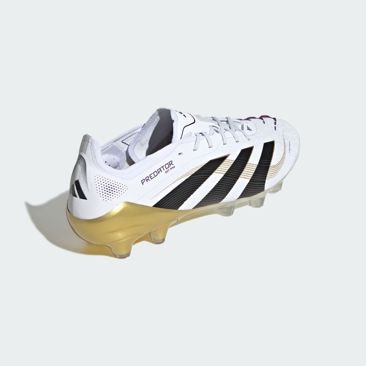 adidas PREDATOR ELITE HG/AG JR4489 White Black Gold Soccer