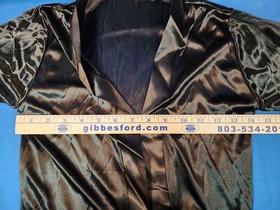 Satin Silk Women's Bridal Short Lace Up Kimono Robe Sleepwear Sexy Lady Wedding 