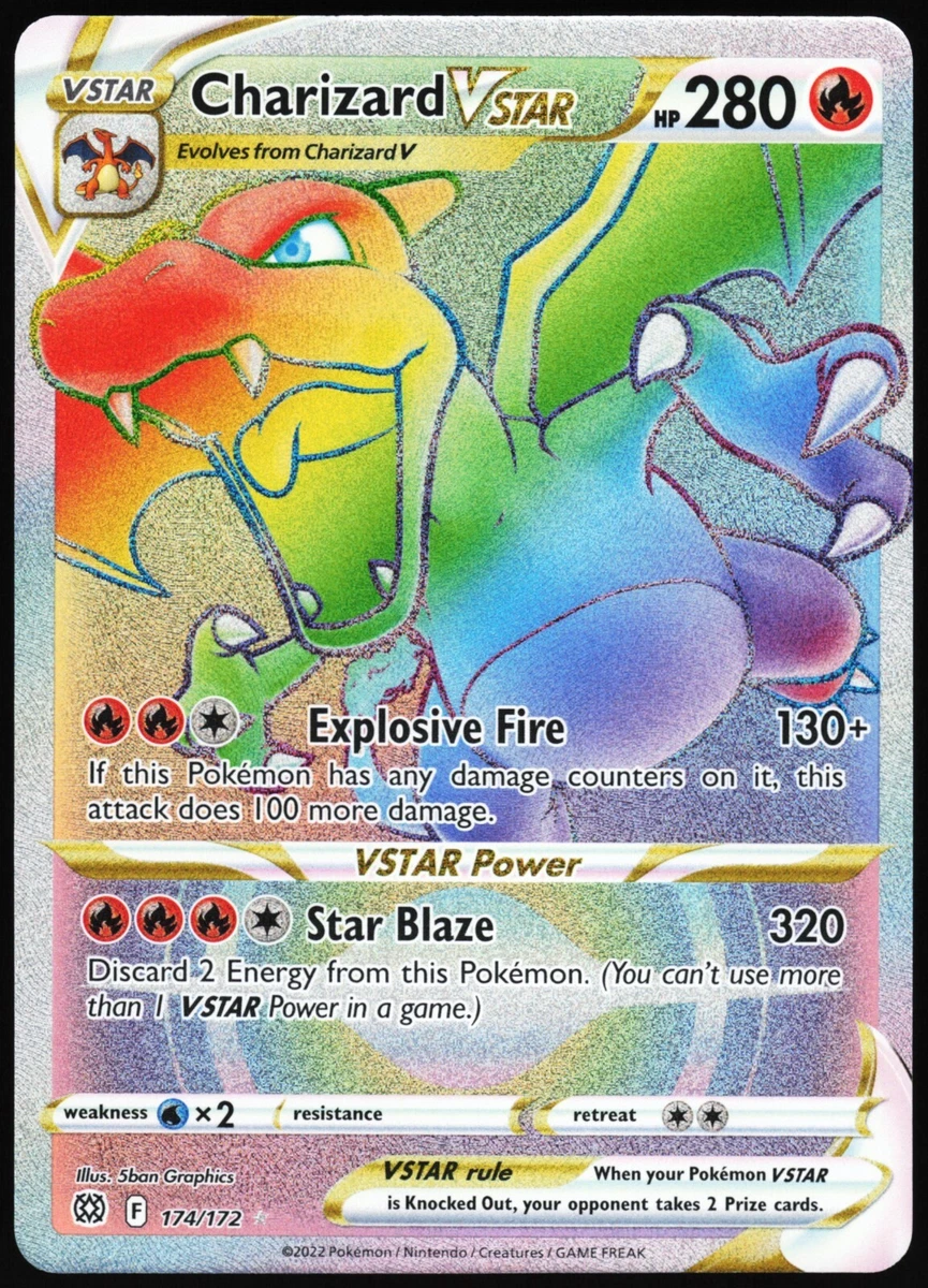 Rainbow charizard cheap