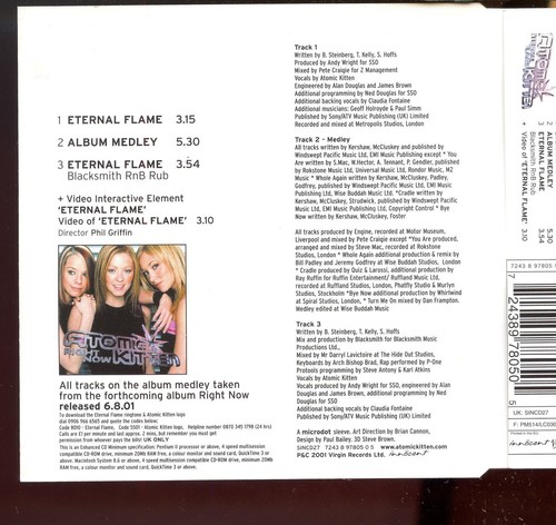 Atomic Kitten / Eternal Flame - Picture 2 of 3