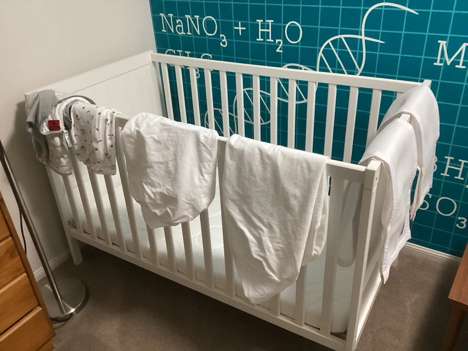 Cot And Bedding And Swing - image 3 of 3