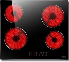 💥💥Ceramic Hob 4 Burners 60cm, Built-in 4 Zone Electric Ceramic Hob, 6000W💥💥