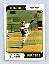 1974 Topps #595 Steve Blass Pittsburgh Pirates NM
