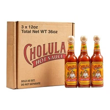 Cholula Hot Sauce Multipack, Original, Product of Mexico, Gift Set 3 count