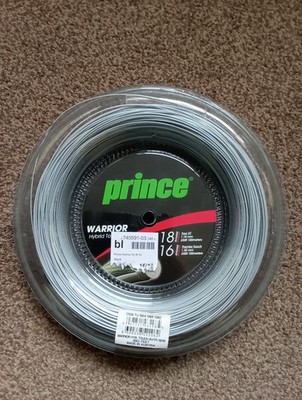 Prince Warrior Hybrid Touch String 1,18/1,30 (silber/transparent) 200m Rolle UVP 220£