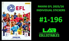 Panini EFL Sticker Collection 2025/26 Individual Stickers #1-196