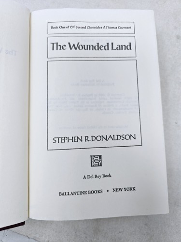 Stephen R. Donaldson Second Chronicles Of Thomas Covenant Series 1-3 1st Ed HCDJ - Picture 8 of 19