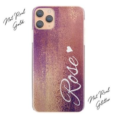 Personalisierte Handy-Hülle für Samsung J/Note; Initiale Rosa Marmor Hartschale