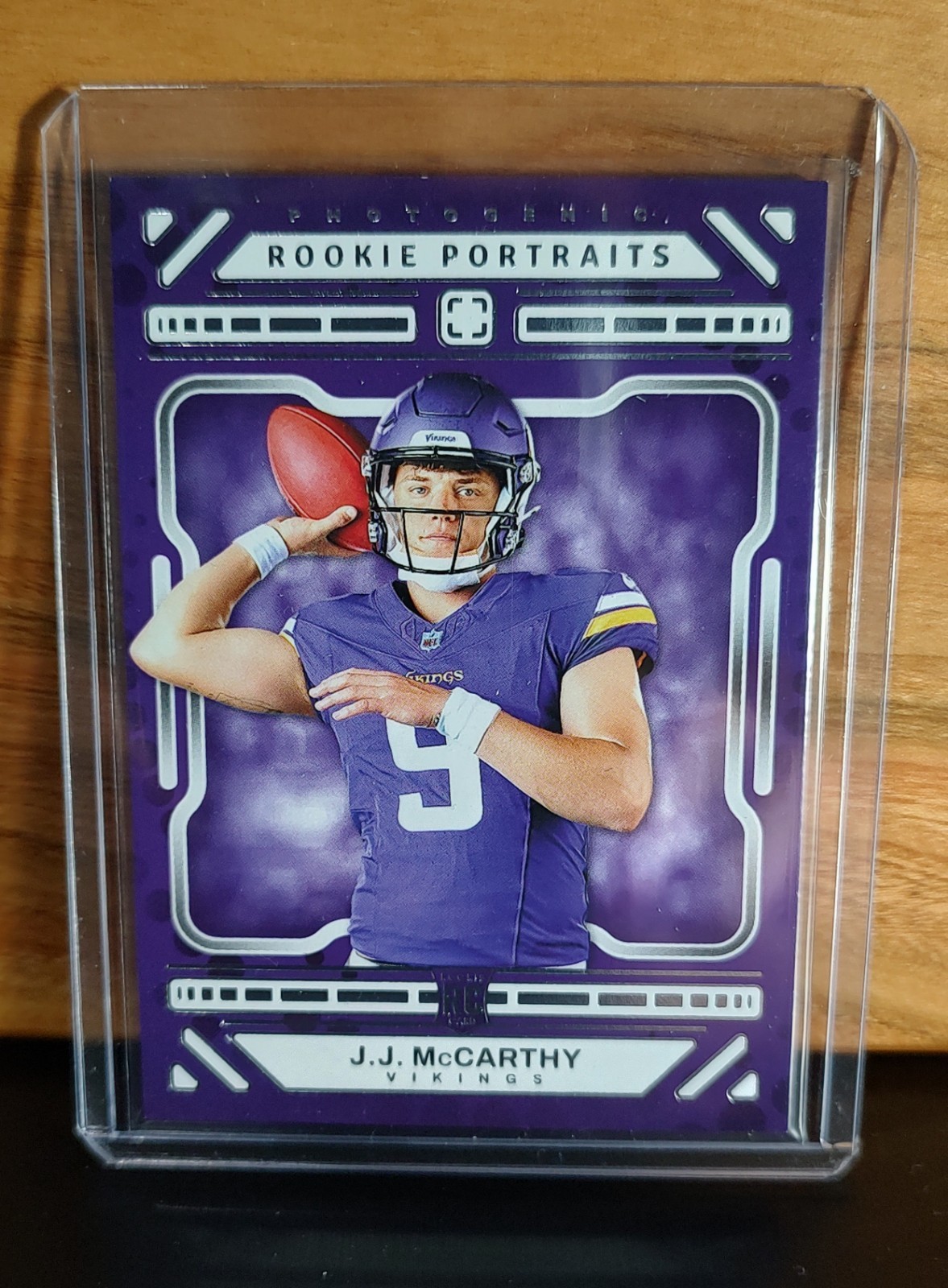 2024 Panini Photogenic - Rookie Portrait J.J. McCarthy #152 (RC)