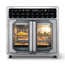 Kitchen Elite 16 Qt French Door Air Fryer Oven, Countertop Cooker Open Box